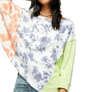 Free People Chasing the Sun tie dye Top